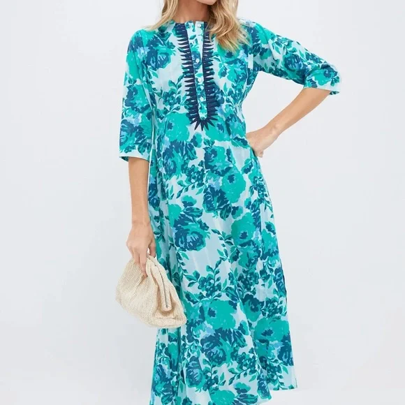 Tuckernuck Floral Midi Dress - Picture 2 of 8